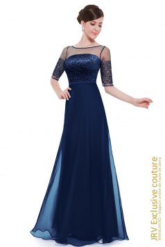 Rochie de seara Freya JRV Dark Blue - Magazin online haine de dama Fashion