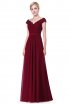 Rochie de seara Margot JRV Burgundy din colectia de rochii de seara marca JRV Exclusive Couture