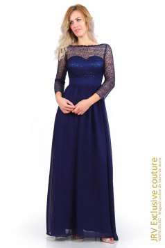 Rochie de seara Vallery JRV Dark Blue - Magazin online haine de dama Fashion