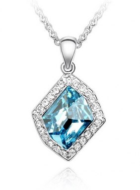 Colier Orianna Aquamarine din Colectia de coliere JRV.ro