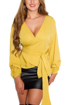 Bluza Cecily Mustard din Colectia de BLUZE