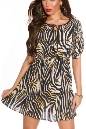Rochie de zi Sabrina Navi din Colectia de SCOASE DIN STOC