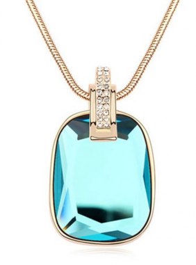 Colier Hayssa Light Turquoise din Colectia de coliere JRV.ro