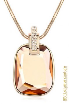 Colier Hayssa Light Coffe - Magazin online haine de dama Fashion