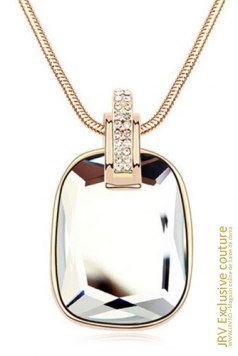 Colier Hayssa Transparent - Magazin online haine de dama Fashion