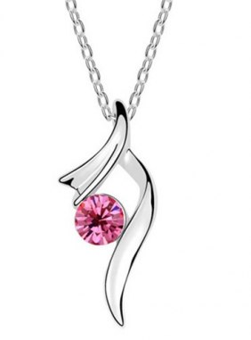 Colier Evette Pink din Colectia de coliere JRV.ro