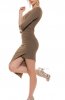 SCOASE DIN STOC - Rochie casual Asma Cappuccino