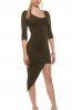 SCOASE DIN STOC - Rochie casual Asma Khaki