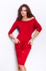 ROCHII OFFICE / DE ZI - Rochie casual Miruna Red
