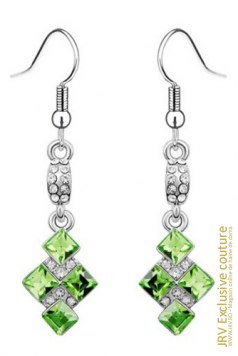 Cercei Kamelia Green - Magazin online haine de dama Fashion