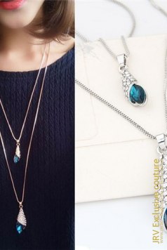 Colier Ayleen Blue - Magazin online haine de dama Fashion