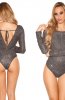 BLUZE - Body Glitzer Antracite