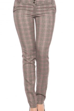 Pantaloni Iryna Grey-Fuchsia din Colectia de PANTALONI / BLUGI