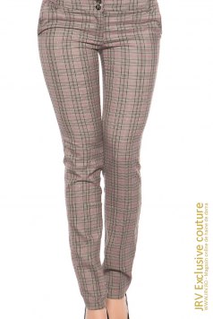 Pantaloni Iryna Grey-Fuchsia - Magazin online haine de dama Fashion