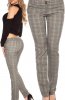 PANTALONI / BLUGI - Pantaloni Iryna Grey-Tourquoise