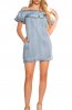 ROCHII OFFICE / DE ZI - Rochie de zi Denim Light Blue