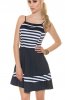 SCOASE DIN STOC - Rochie retro Striped Navi