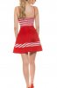 SCOASE DIN STOC - Rochie retro Striped Red