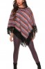 SCOASE DIN STOC - Poncho Amely Fuchsia