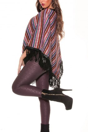 Poncho Amely Fuchsia din Colectia de SCOASE DIN STOC