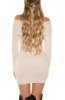 ROCHII TRICOT - Rochie tricot Kierra Beige