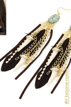 Cercei Edite Turquoise - Magazin online haine de dama Fashion