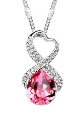 Colier Galy Pink din Colectia de coliere JRV.ro