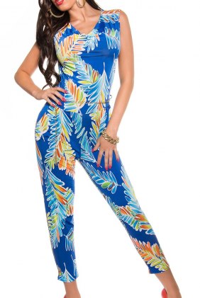 Salopeta Summer Fest Royal Blue din Colectia de SALOPETE