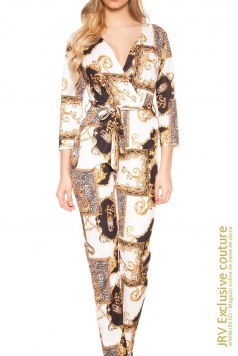 Salopeta Sweet White - Magazin online haine de dama Fashion