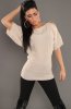 DE VARA - Pulover Rhonda Beige