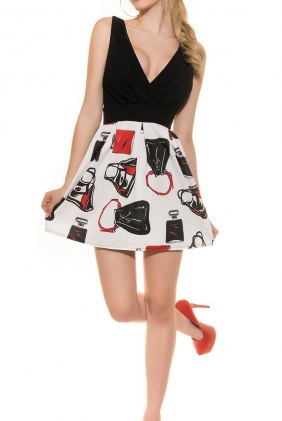 Rochie de zi Aliona Black din Colectia de ROCHII ELEGANTE