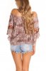 BLUZE - Top Vivian Brown