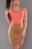 SCOASE DIN STOC - Rochie office Ebony Coral