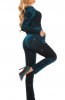 SALOPETE - Salopeta din catifea Velvet-Glitter Petrole