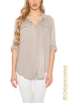 Camasa Cloe Cappuccino - Magazin online haine de dama Fashion