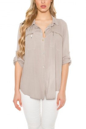 Camasa Cloe Cappuccino din Colectia de BLUZE