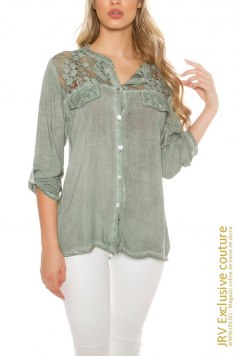 Camasa Noa Khaki - Magazin online haine de dama Fashion