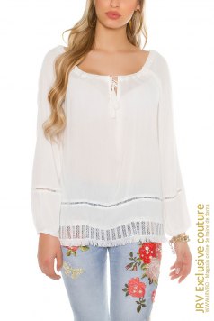 Bluza Taryn White - Magazin online haine de dama Fashion