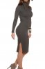 ROCHII TRICOT - Rochie tricot Enya Grey