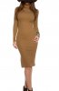 ROCHII TRICOT - Rochie tricot Enya Caramel