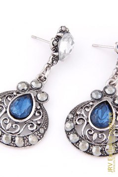 Cercei Vintage Anyt Blue - Magazin online haine de dama Fashion
