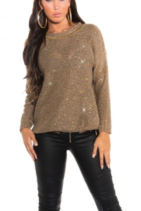 Pulover Fora Bronz din Colectia de DE IARNA