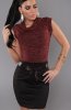 SCOASE DIN STOC - Rochie office Hera Brown