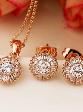 Set Sunflowers Gold din Colectia de seturi JRV.ro